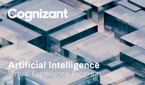 Artificial Intelligence Virtual Experience Program, with Cognizant